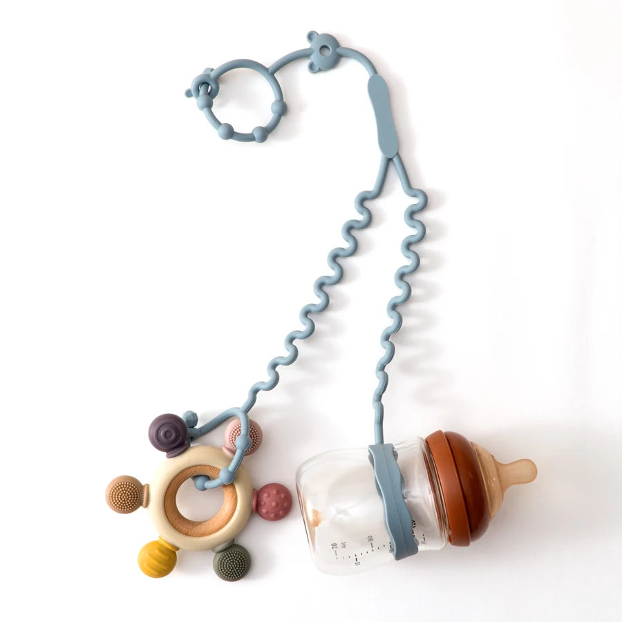 Chaîne de sucette pour bébé, accessoires pour poussette