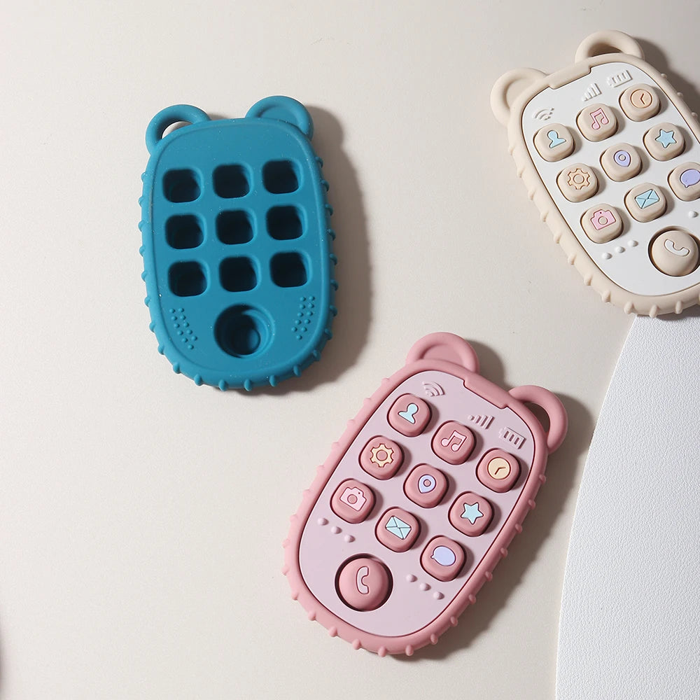 Anneau de dentition en Silicone téléphone portable