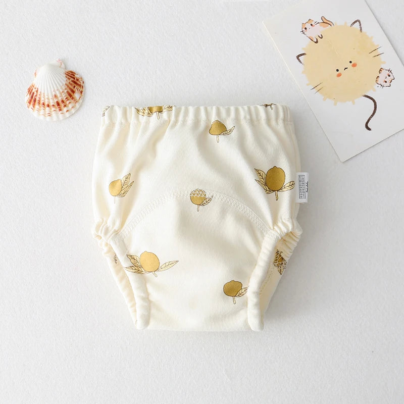 Couches d'apprentissage lavables en coton