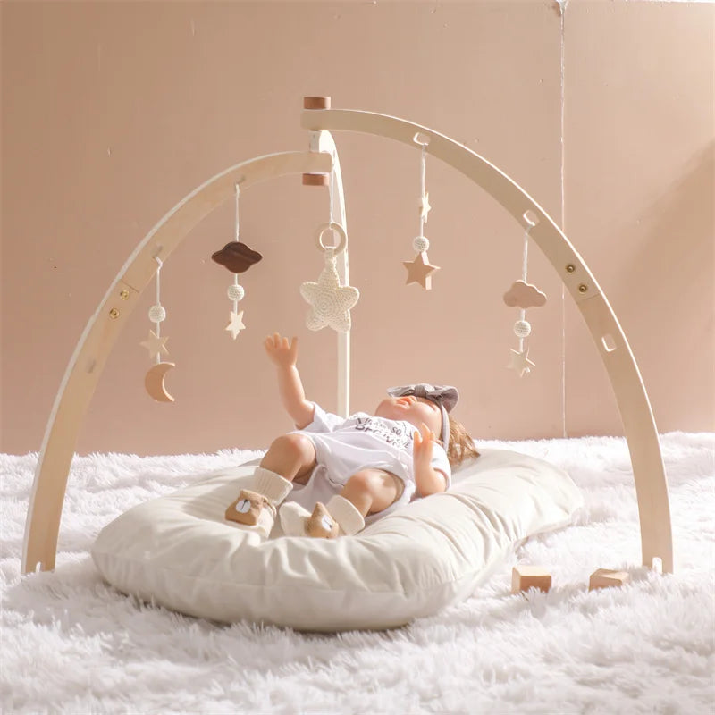 Arche d’éveil en bois pour bébé