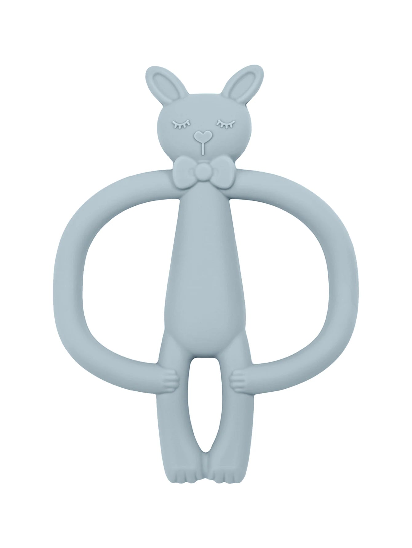 Anneau de dentition en silicone motif lapin
