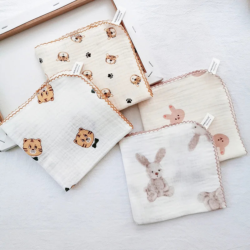 Serviette de toilette en coton pour bébé