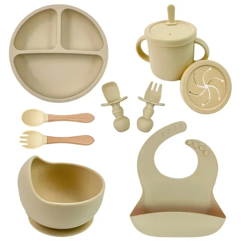 Ensemble de vaisselle en silicone