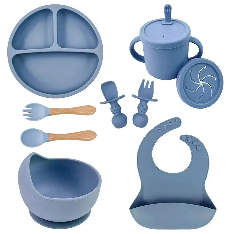 Ensemble de vaisselle en silicone