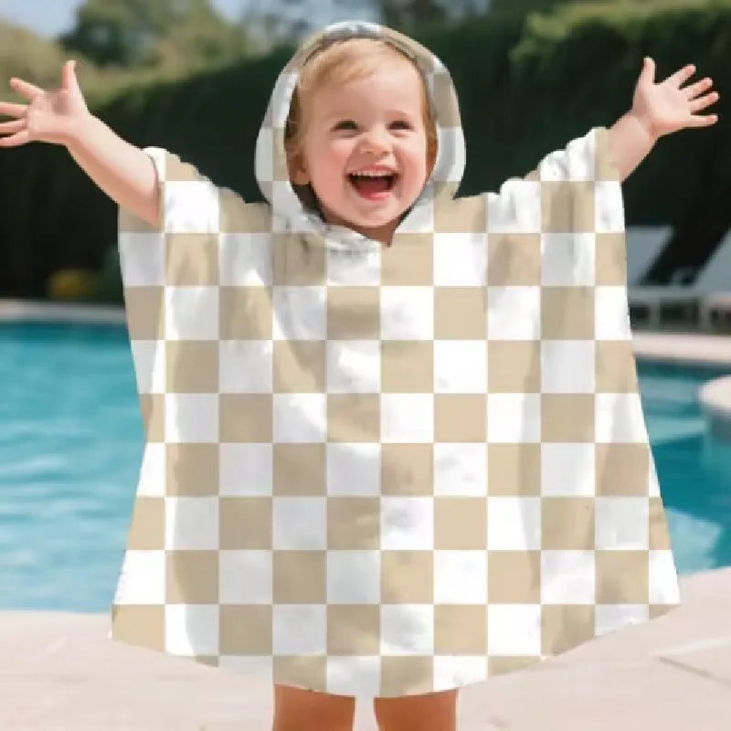 Serviette de bain à capuche en microfibre
