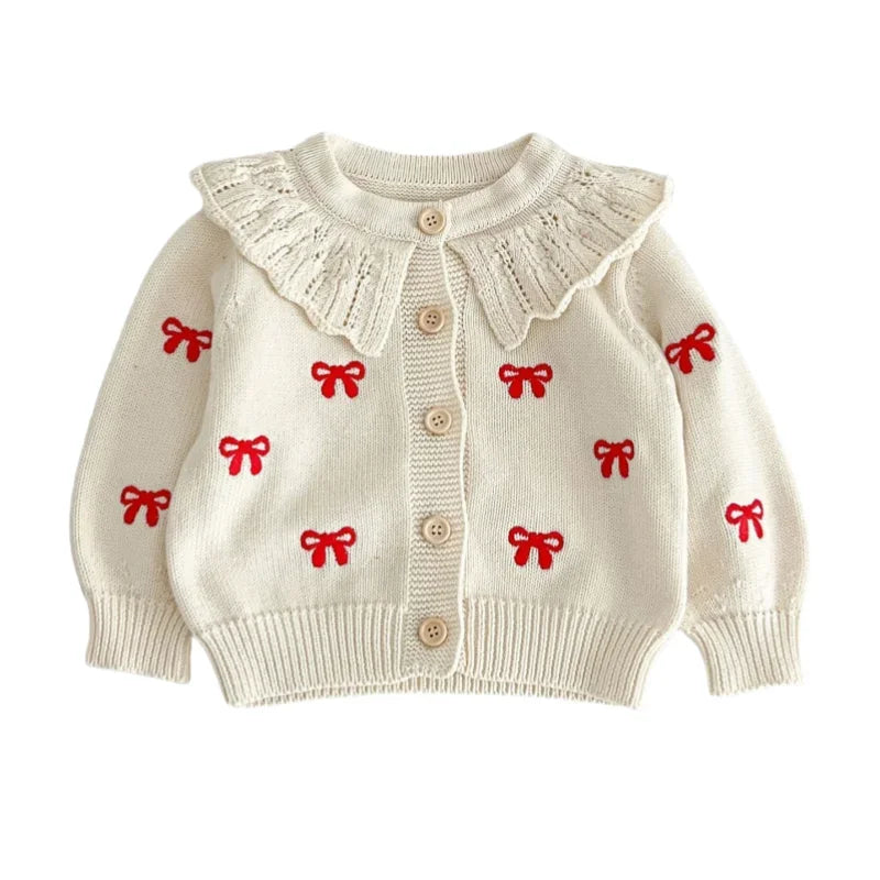 Ensemble tricoté pour fille