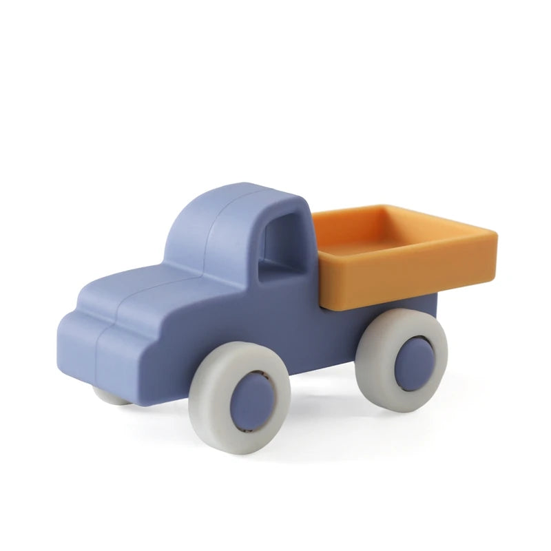 Jouets voiture en silicone Montessori