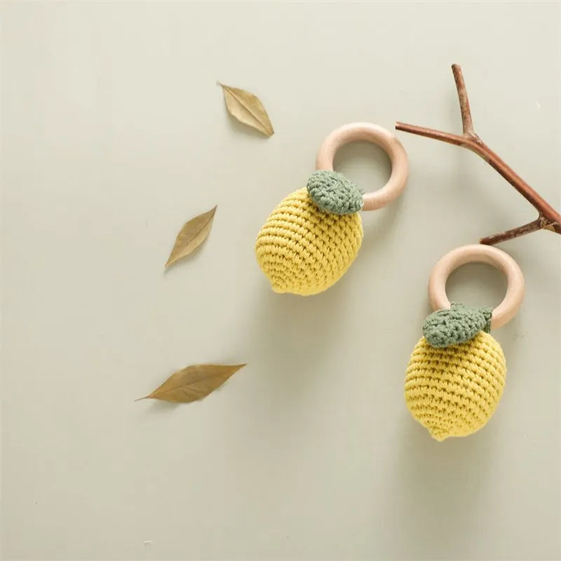Anneau de dentition citron