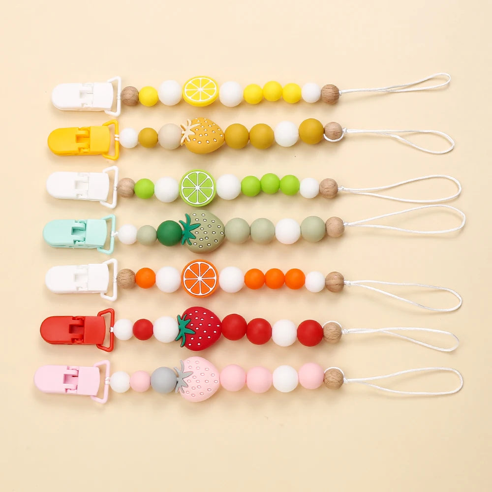 Attache-tétine fruits