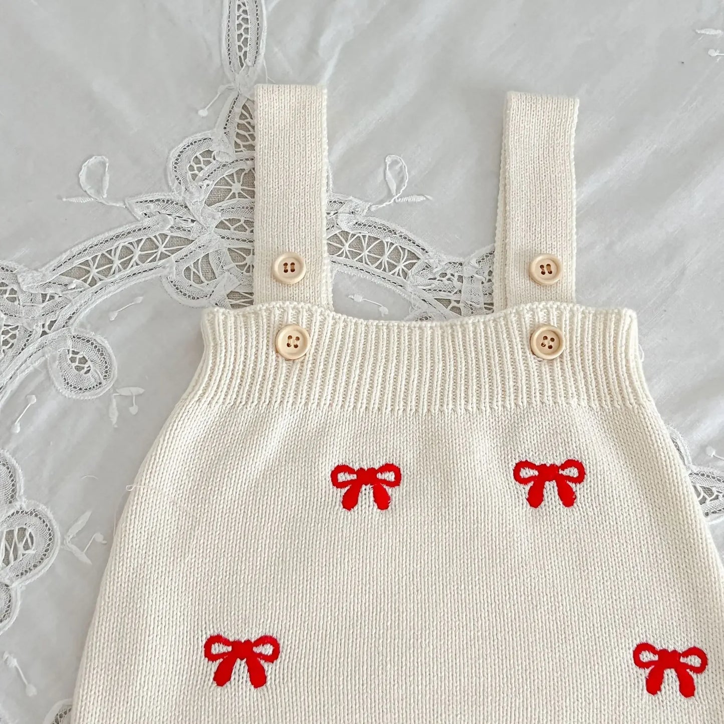 Ensemble tricoté pour fille
