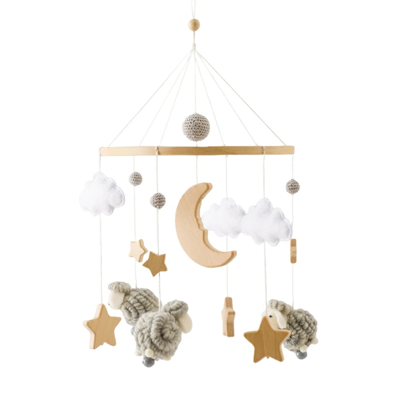 Mobile hochet en bois