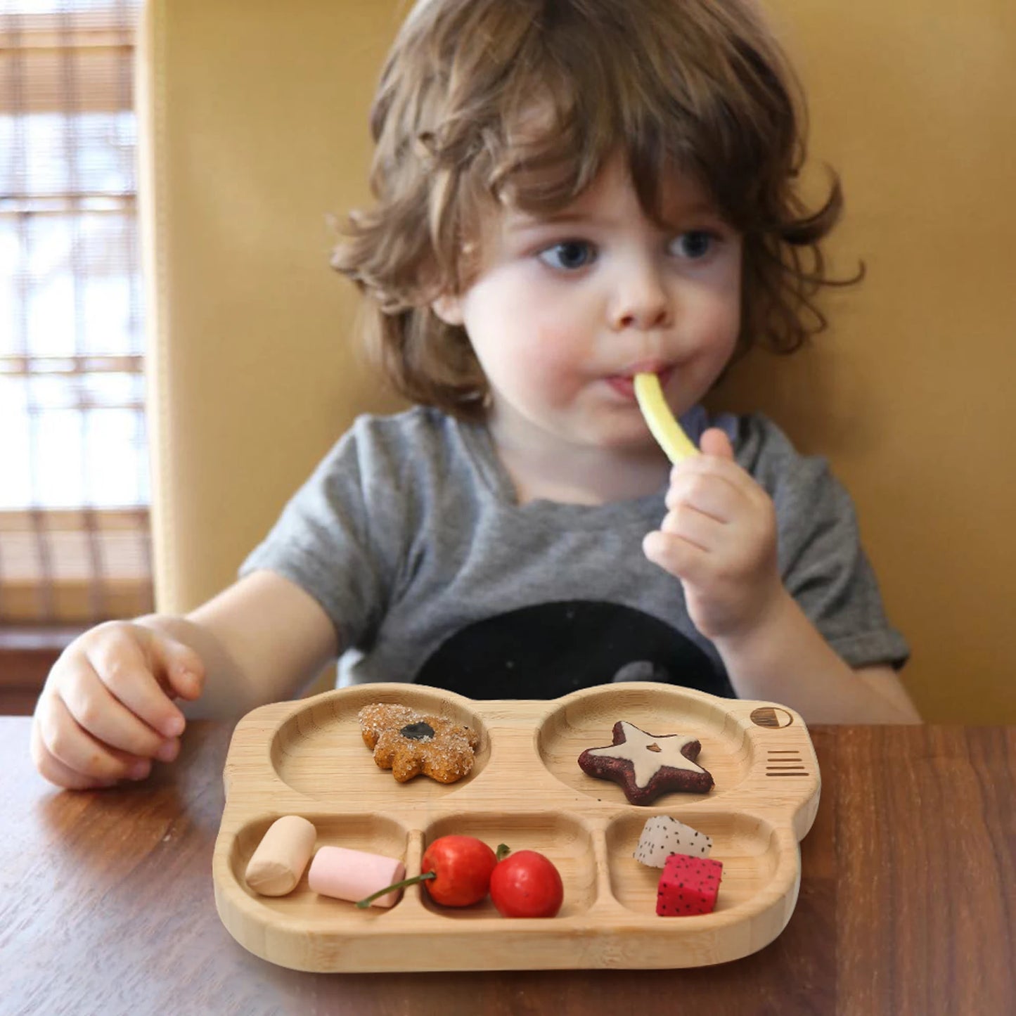 Assiette à ventouse en silicone pour bébé