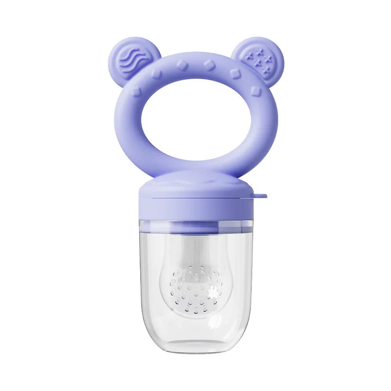 Grignoteuse à fruits pour bébé et Mini plateau de congélateur avec couvercle
