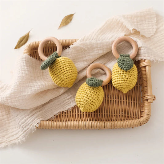 Anneau de dentition citron