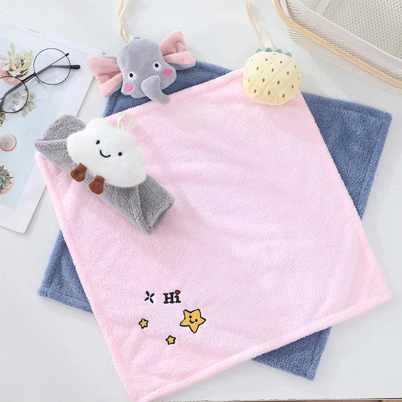 Serviette sèche-mains épaisse et douce en microfibre