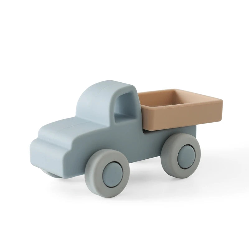 Jouets voiture en silicone Montessori