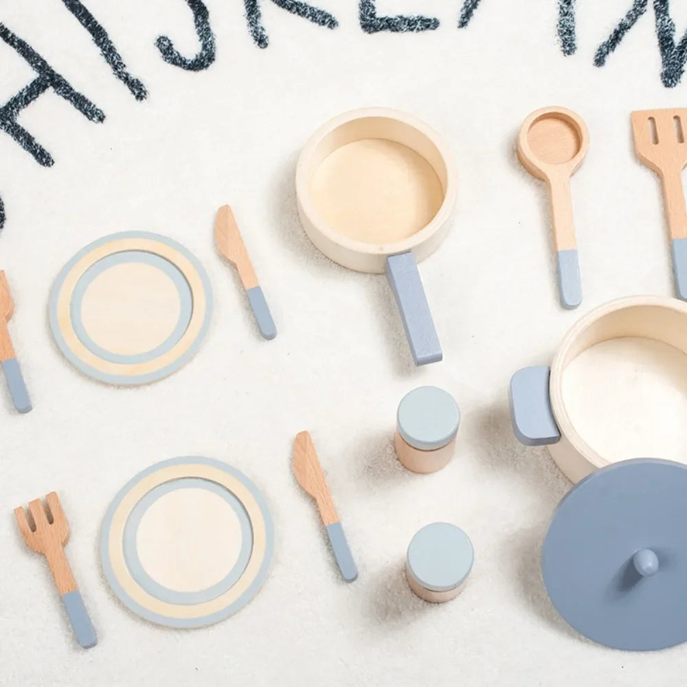 Mini jouets de cuisine en bois