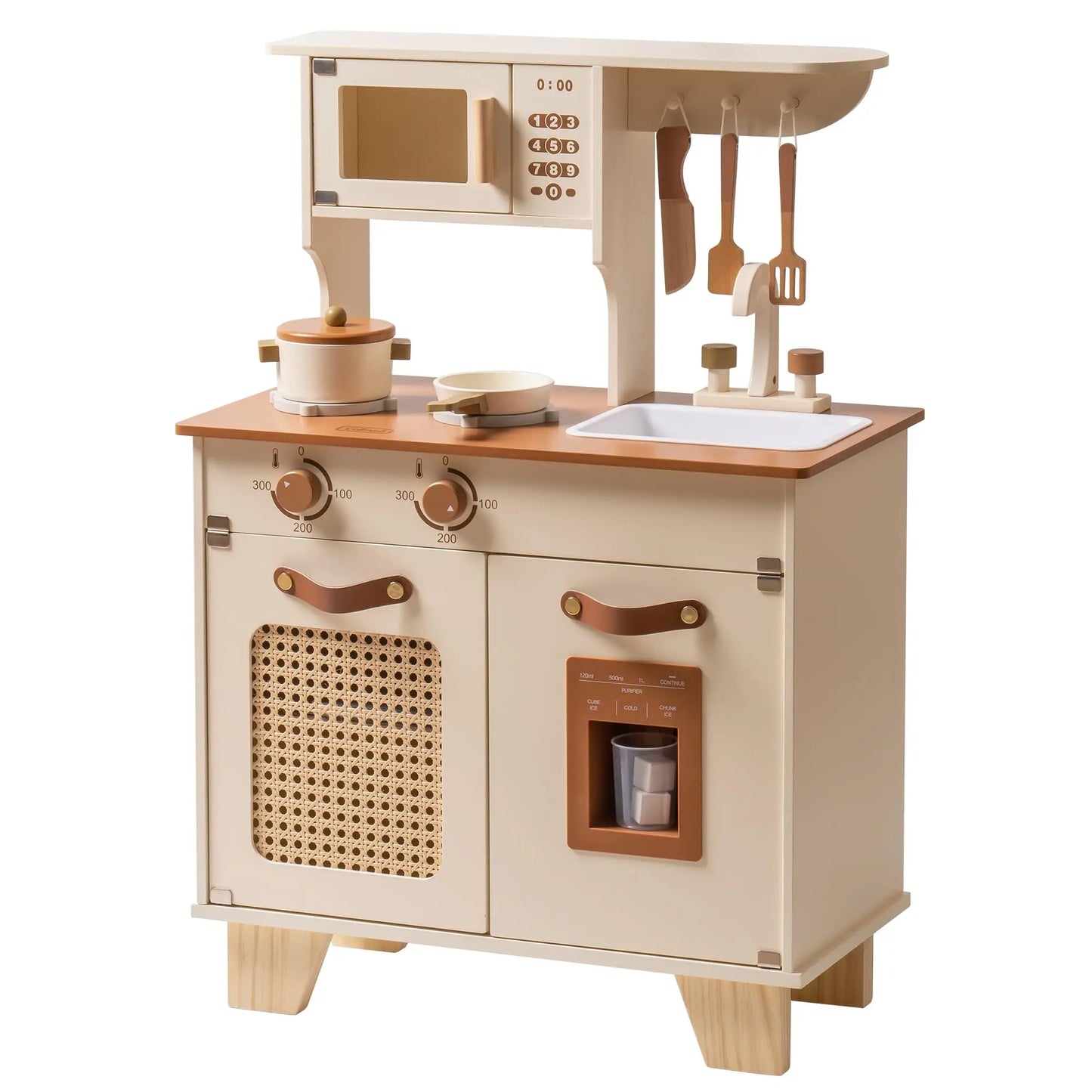 Ensemble de cuisine en bois factice