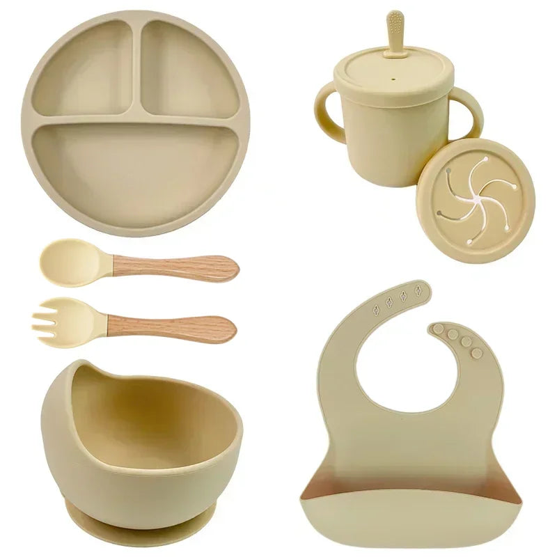 Ensemble de vaisselle en silicone