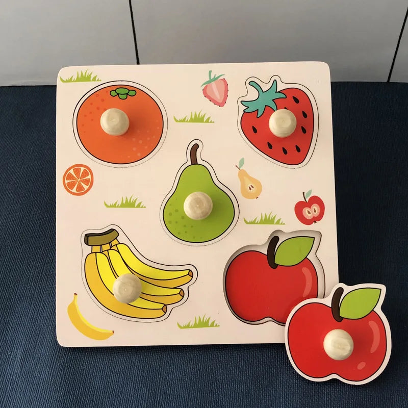 Puzzle en bois pour enfants montessori