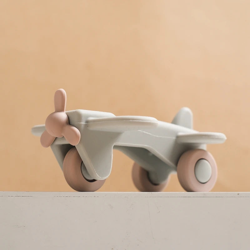 Jouets voiture en silicone Montessori