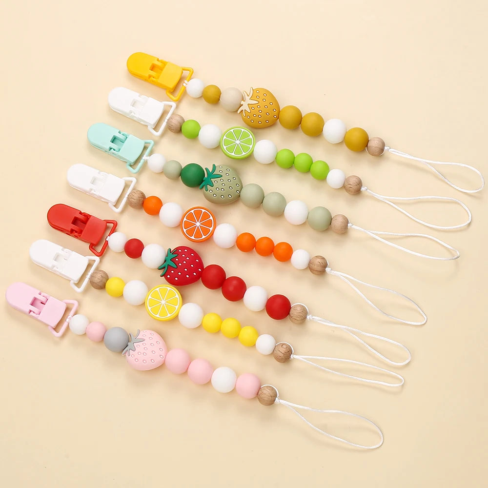 Attache-tétine fruits