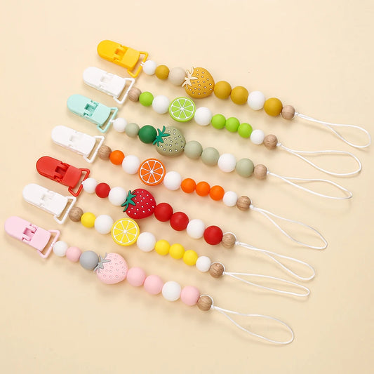 Attache-tétine fruits