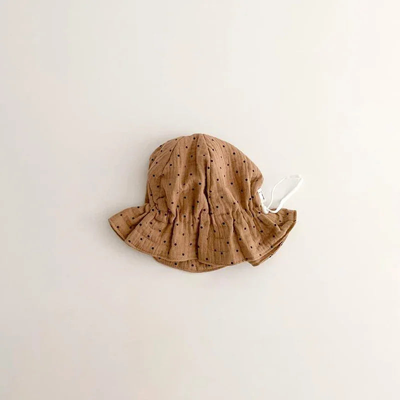 Chapeau de bébé imprimé en coton doux