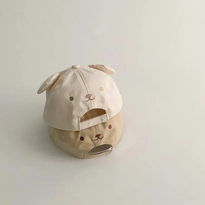 Casquette de baseball motif ours avec oreilles