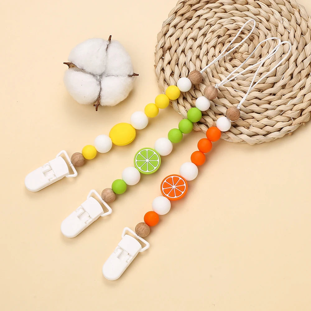 Attache-tétine fruits