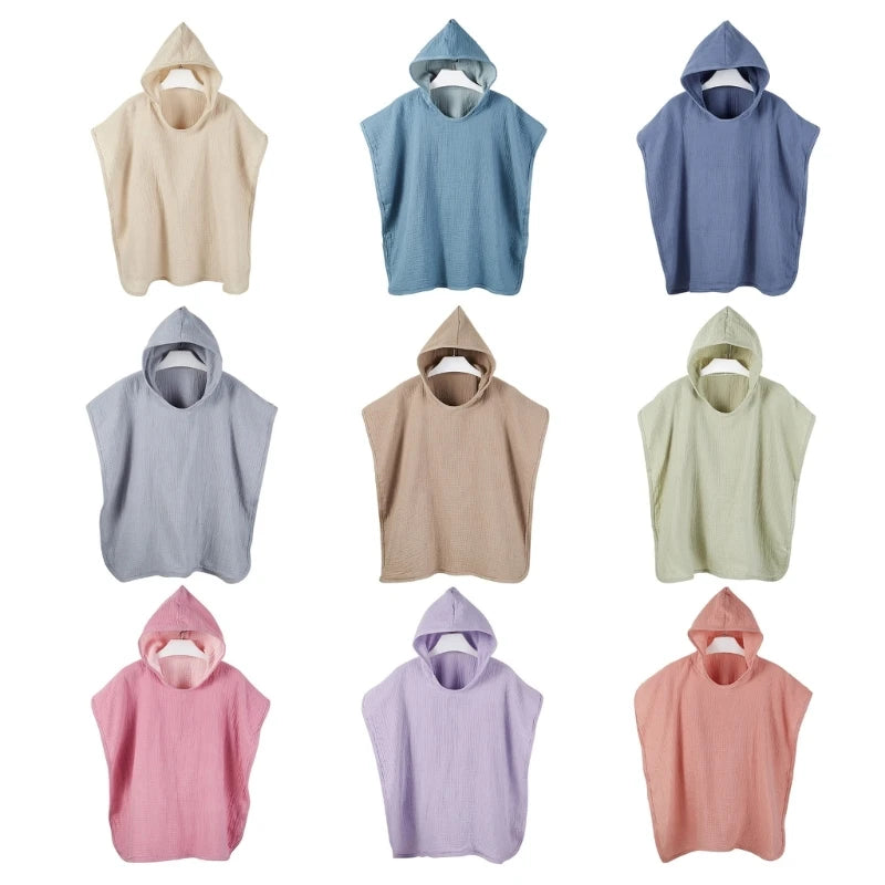 Cape de bain en coton
