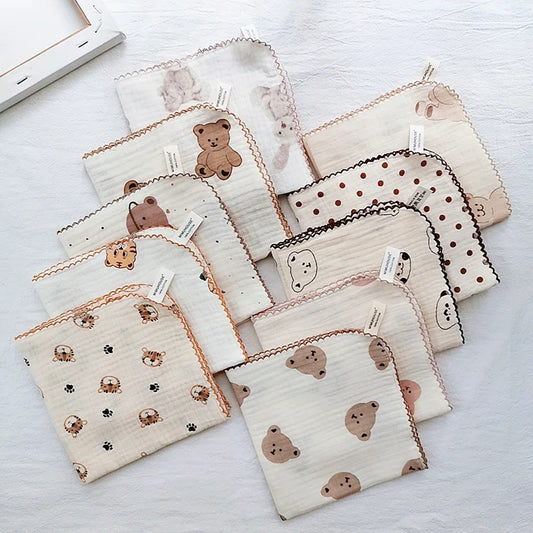 Serviette de toilette en coton pour bébé