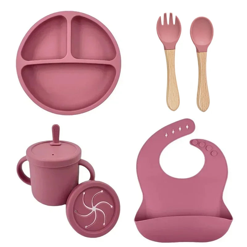 Ensemble de vaisselle en silicone