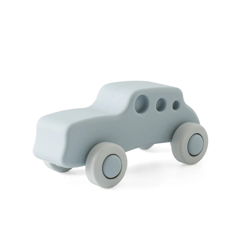 Jouets voiture en silicone Montessori