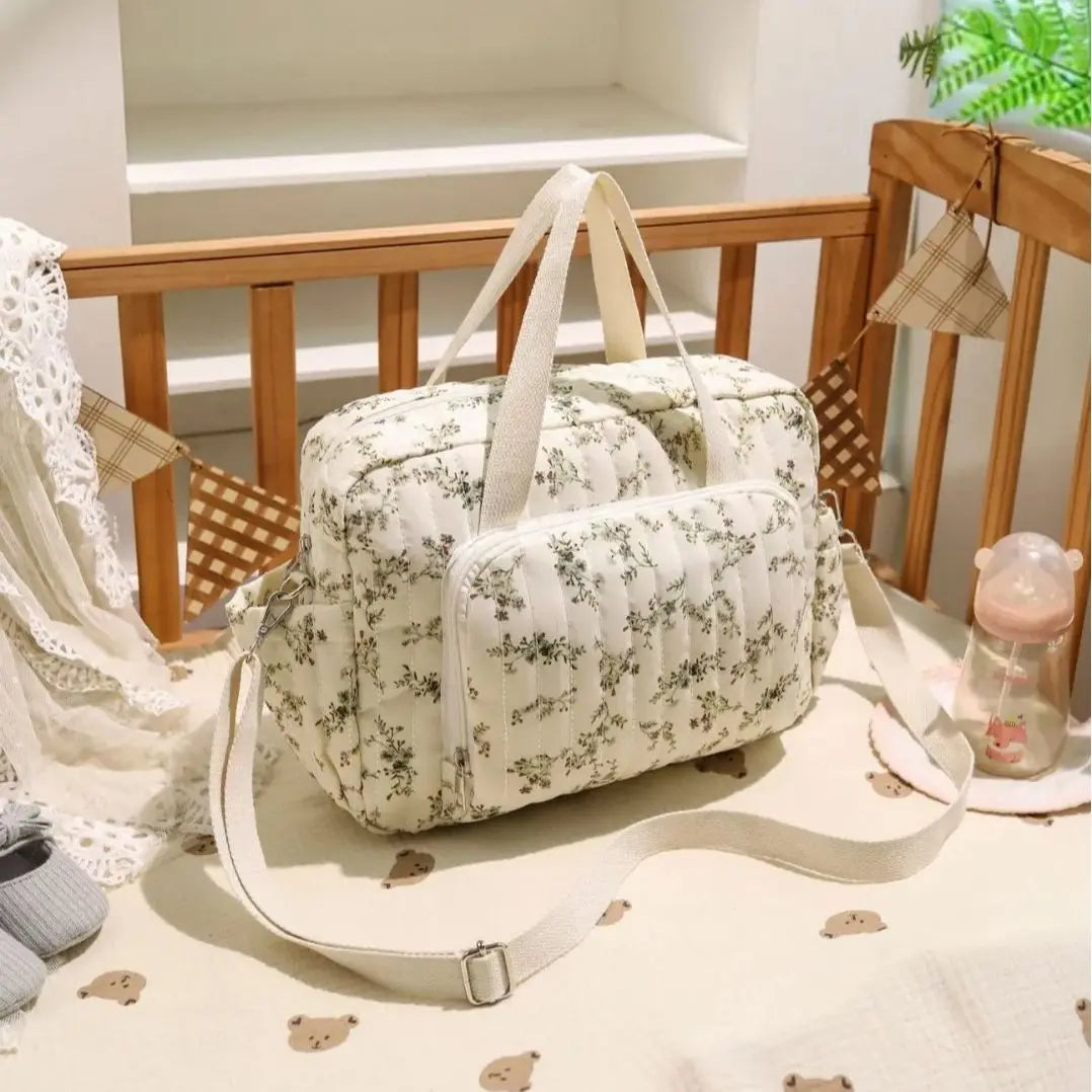 Sac à langer à bandoulière style coréen matelassée
