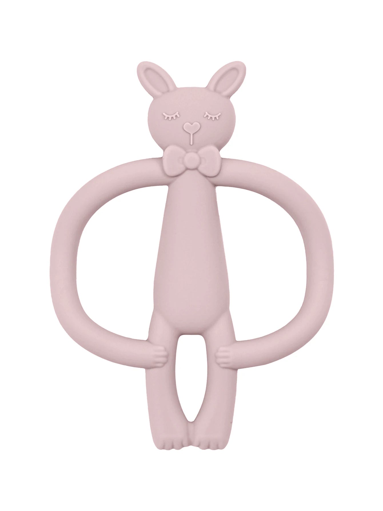 Anneau de dentition en silicone motif lapin