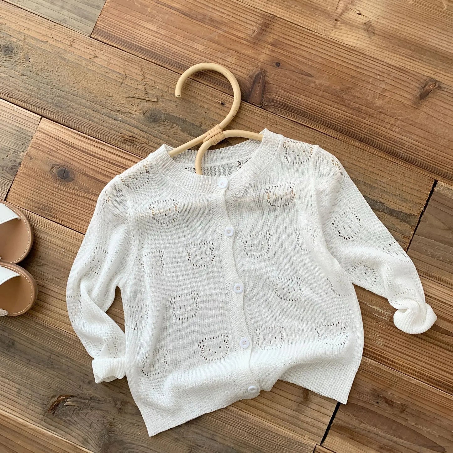 Cardigan d'été tricoté