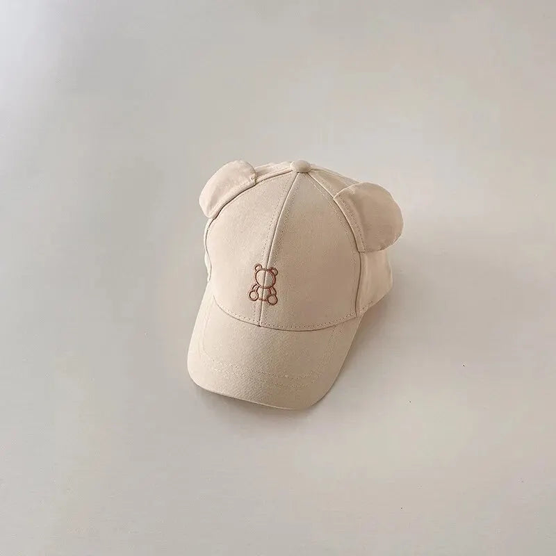 Casquette de baseball motif ours avec oreilles