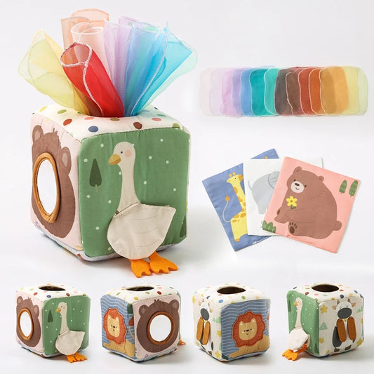 Boîte à mouchoirs magique montessori