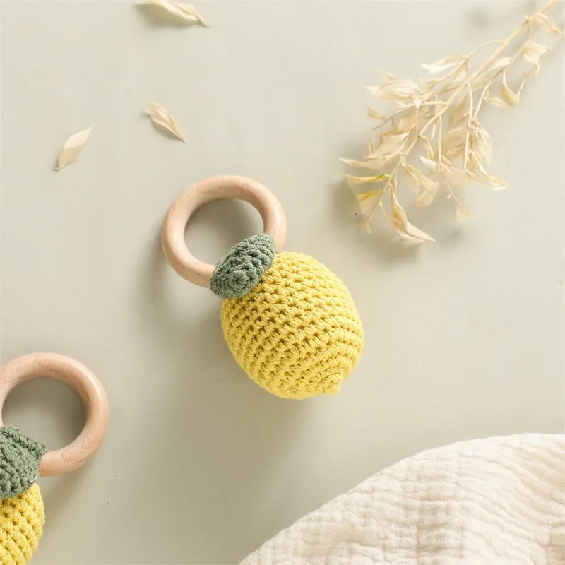 Anneau de dentition citron
