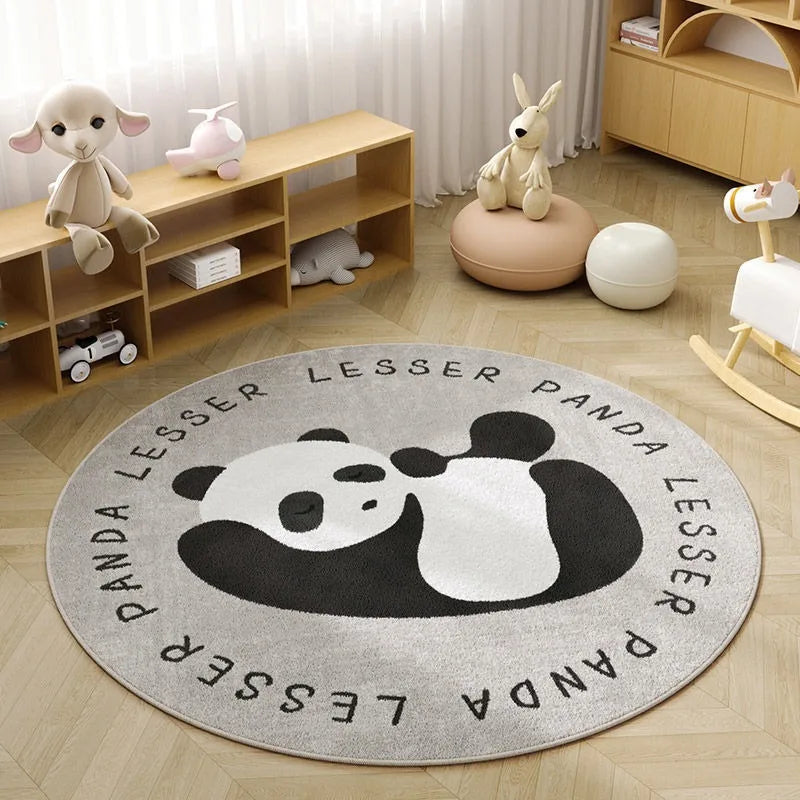 Tapis de salon motif animaux de dessin animé
