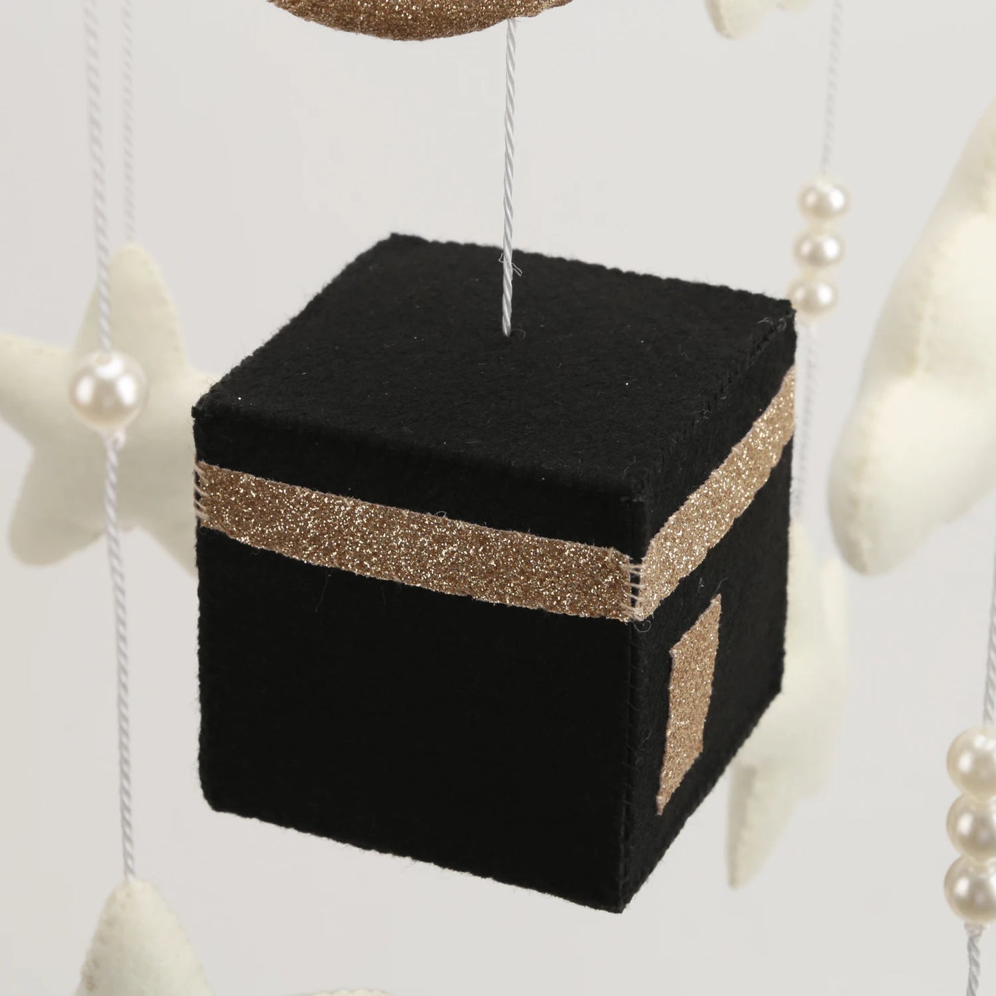 Mobile islamique Kaaba blanc, récitation du Coran