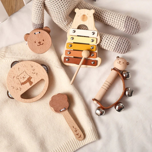 Jouets Montessori en bois pour enfants