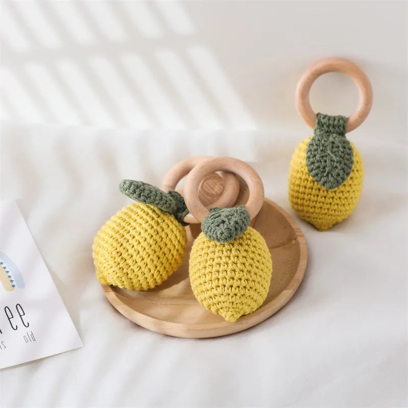 Anneau de dentition citron