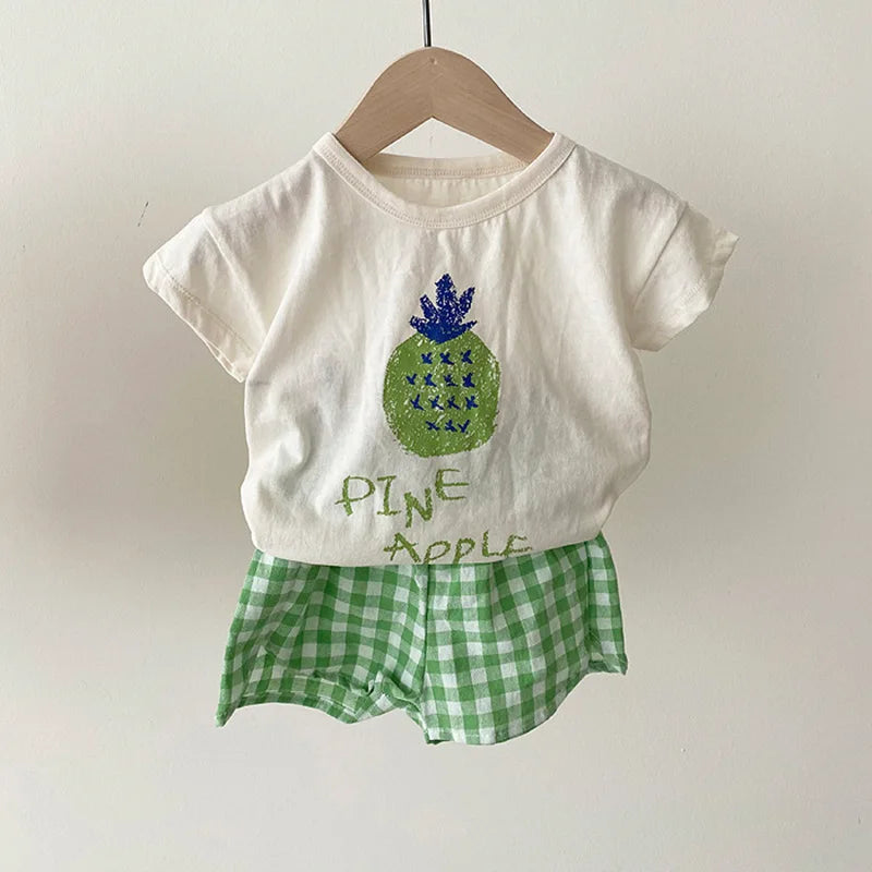 Pyjama bébé motif fruits