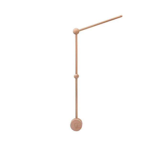 Mobile pour berceau en bois avec clochette