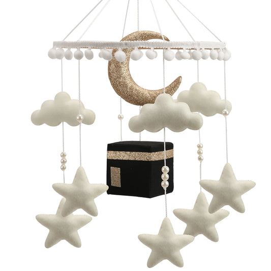 Mobile islamique Kaaba blanc, récitation du Coran