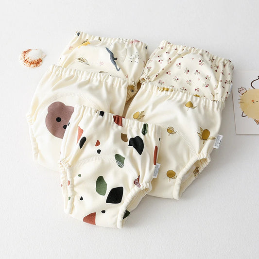 Couches d'apprentissage lavables en coton