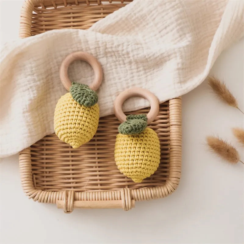 Anneau de dentition citron