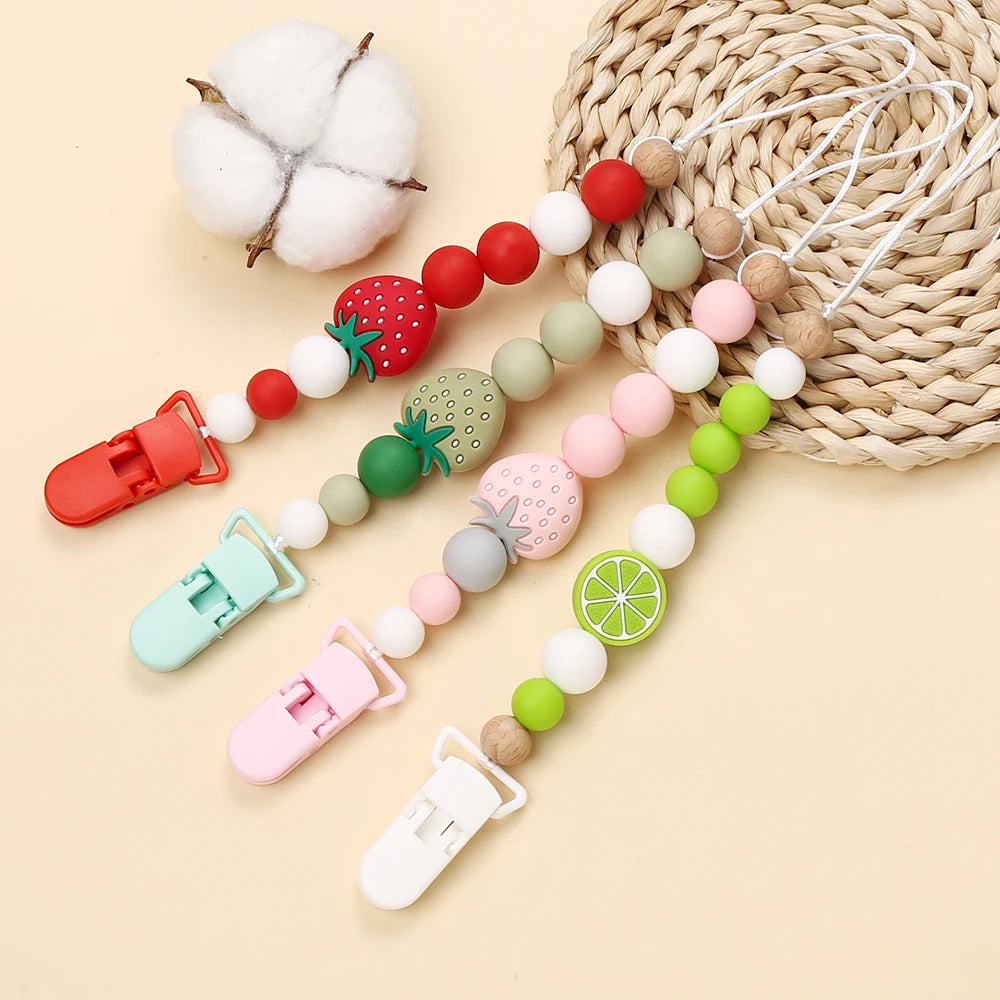 Attache-tétine fruits